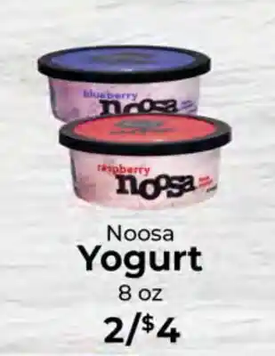 Sunset Foods Noosa Yogurt offer
