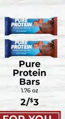 Sunset Foods Pure Protein Bars offer