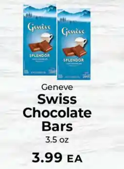 Sunset Foods Geneve Swiss Chocolate Bars offer