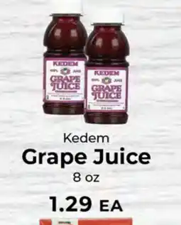Sunset Foods Kedem Grape Juice offer