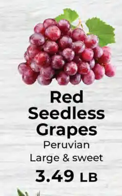 Sunset Foods Red Seedless Grapes offer