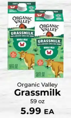 Sunset Foods Organic Valley Grassmilk offer