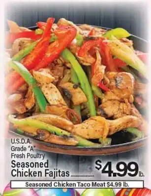 Angelo Caputo's Fresh Market Seasoned Chicken Fajitas offer