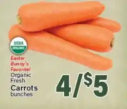 Angelo Caputo's Fresh Market Organic Fresh Carrots bunches offer