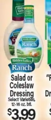 Angelo Caputo's Fresh Market Salad or Coleslaw Dressing offer