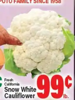Angelo Caputo's Fresh Market Fresh California Snow White Cauliflower offer