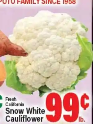 Angelo Caputo's Fresh Market Fresh California Snow White Cauliflower offer