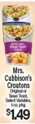 Angelo Caputo's Fresh Market Mrs. Cubbison's Croutons offer