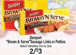 Angelo Caputo's Fresh Market Banquet Brown & Serve Sausage Links or Patties offer