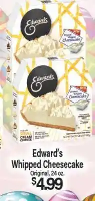Angelo Caputo's Fresh Market Edward's Whipped Cheesecake offer