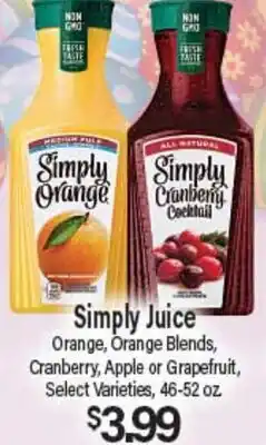 Angelo Caputo's Fresh Market Simply Juice offer