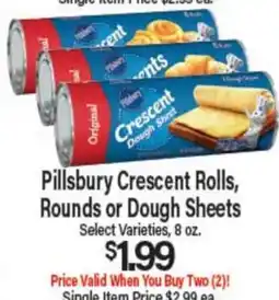 Angelo Caputo's Fresh Market Pillsbury Crescent Rolls, Rounds or Dough Sheets offer