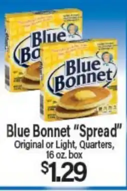 Angelo Caputo's Fresh Market Blue Bonnet Spread Original or Light, Quarters offer