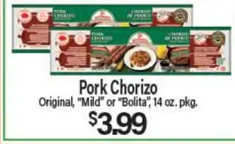 Angelo Caputo's Fresh Market Pork Chorizo offer