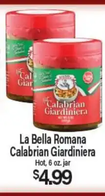 Angelo Caputo's Fresh Market La Bella Romana Calabrian Giardiniera offer