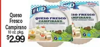 Angelo Caputo's Fresh Market Queso Fresco Campirano offer