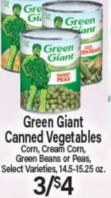 Angelo Caputo's Fresh Market Green Giant Canned Vegetables offer