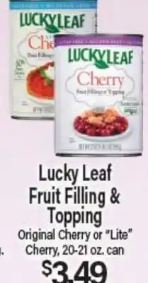 Angelo Caputo's Fresh Market Lucky Leaf Fruit Filling & Topping offer