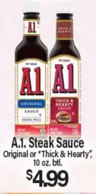 Angelo Caputo's Fresh Market A.1. Steak Sauce offer