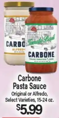 Angelo Caputo's Fresh Market Carbone Pasta Sauce offer