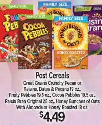 Angelo Caputo's Fresh Market Post Cereals offer
