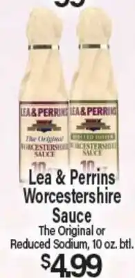 Angelo Caputo's Fresh Market Lea & Perrins Worcestershire Sauce offer
