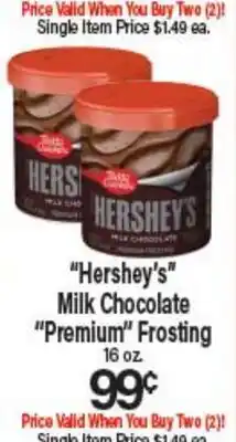 Angelo Caputo's Fresh Market Hershey's Milk Chocolate Premium Frosting offer