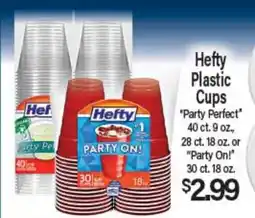Angelo Caputo's Fresh Market Hefty Plastic Cups offer