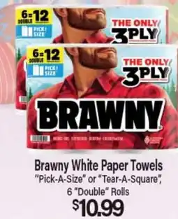 Angelo Caputo's Fresh Market Brawny White Paper Towels offer