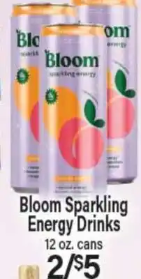 Angelo Caputo's Fresh Market Bloom Sparkling Energy Drinks offer