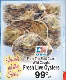 Angelo Caputo's Fresh Market From The East Coast Wild Caught Fresh Live Oysters offer