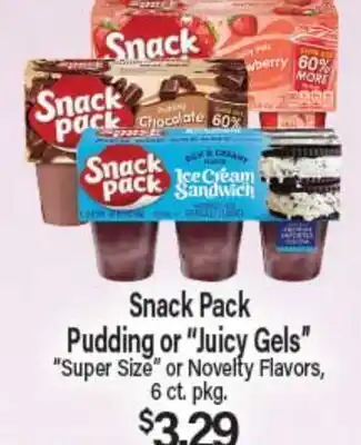 Angelo Caputo's Fresh Market Snack Pack Pudding or Juicy Gels offer