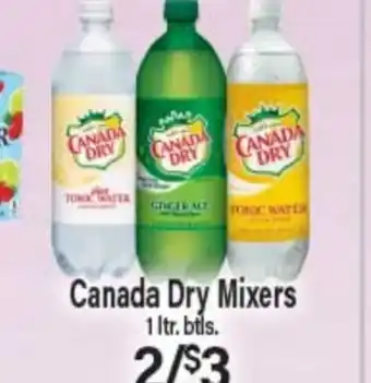 Angelo Caputo's Fresh Market Canada Dry Mixers offer