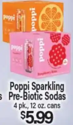 Angelo Caputo's Fresh Market Poppi Sparkling Pre-Biotic Sodas offer