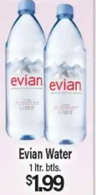 Angelo Caputo's Fresh Market Evian Water offer