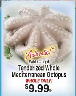 Angelo Caputo's Fresh Market Wild Caught Tenderized Whole Mediterranean Octopus offer