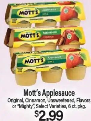 Angelo Caputo's Fresh Market Mott's Applesauce offer