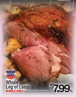 Angelo Caputo's Fresh Market Whole Leg of Lamb offer