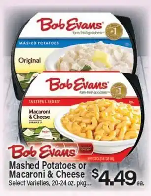 Angelo Caputo's Fresh Market Bob Evans Mashed Potatoes or Macaroni & Cheese offer