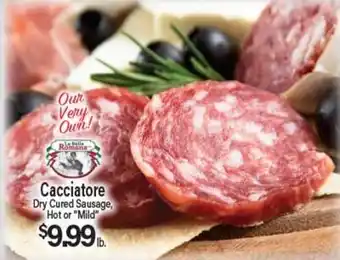 Angelo Caputo's Fresh Market Cacciatoré Dry Cured Sausage, Hot or Mild offer