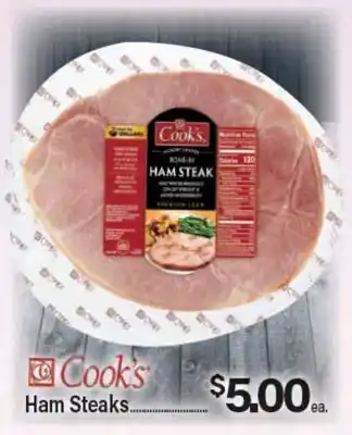Angelo Caputo's Fresh Market Cooks Ham Steaks offer