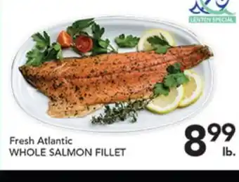 Pete's Fresh Market Fresh Atlantic WHOLE SALMON FILLET offer