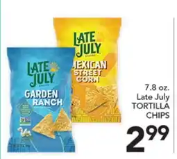 Pete's Fresh Market 7.8 oz. Late July TORTILLA CHIPS offer