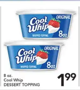Pete's Fresh Market 8 oz. Cool Whip DESSERT TOPPING offer