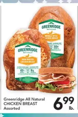 Pete's Fresh Market Greenridge All Natural CHICKEN BREAST offer