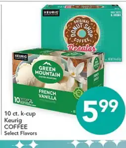 Pete's Fresh Market 10 ct. k-cup Keurig COFFEE offer