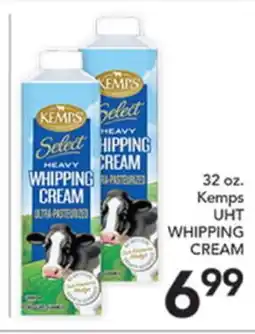 Pete's Fresh Market 32 oz. Kemps UHT WHIPPING CREAM offer