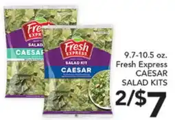 Pete's Fresh Market 9.7-10.5 oz. Fresh Express CAESAR SALAD KITS offer
