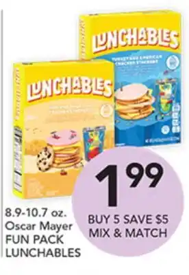 Pete's Fresh Market Oscar Mayer FUN PACK LUNCHABLES offer