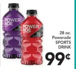 Pete's Fresh Market 28 oz. Powerade SPORTS DRINK offer